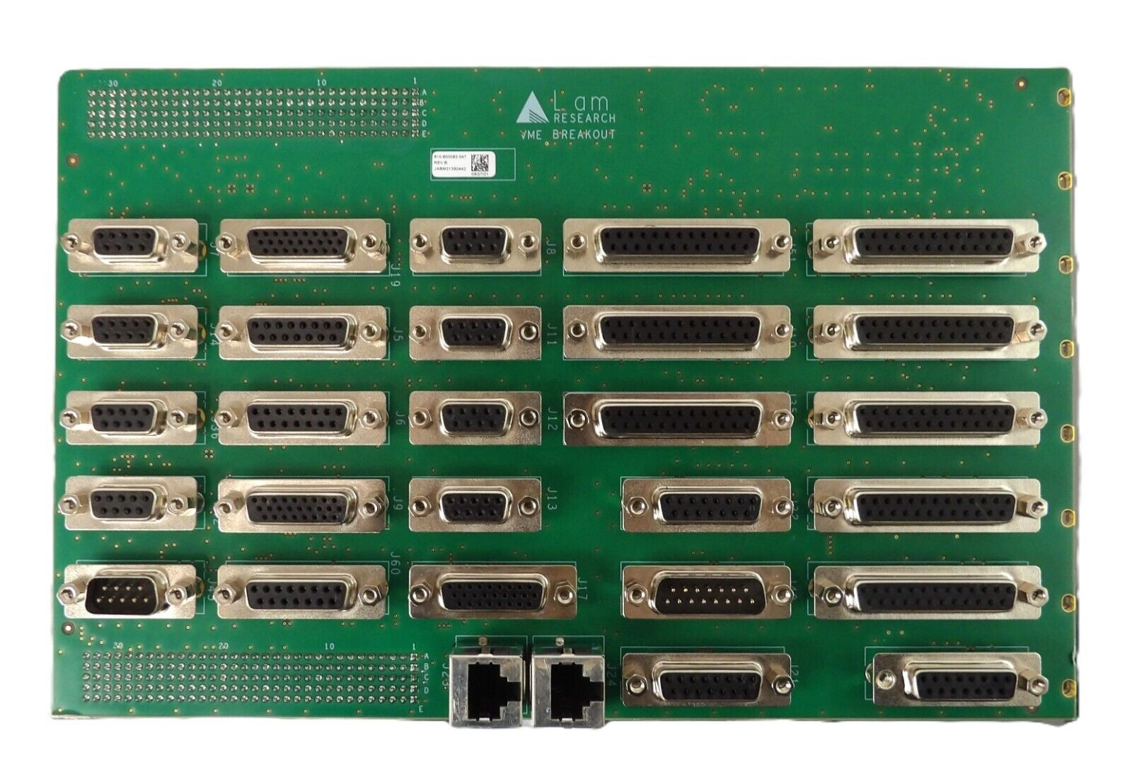 Lam Research 810-800082-047 VME Breakout PCB Board Assembly Working Surplus