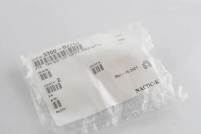 Lot Of 2 Applied materials AMAT 3300-03758 FTG TBG NUT 1/2T 7/8HEX .69LG SST316