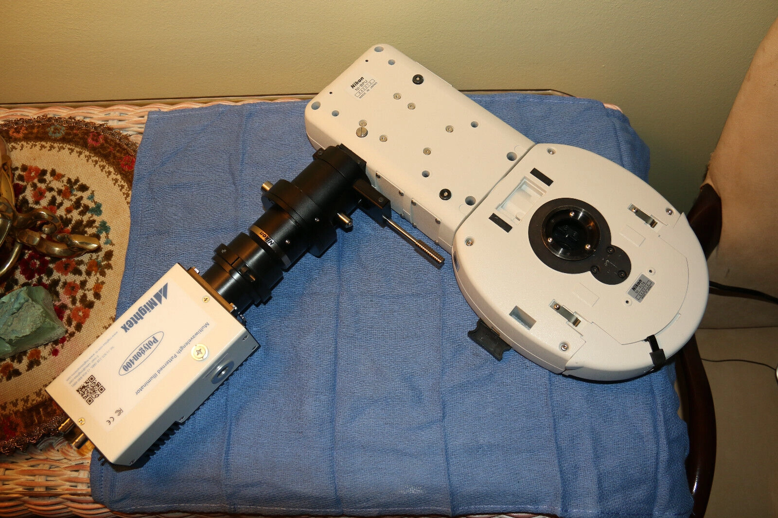 Nikon Microscope NI-FLT6 and NI-BPU w/  Mightex Polygon400 DMD Illuminators