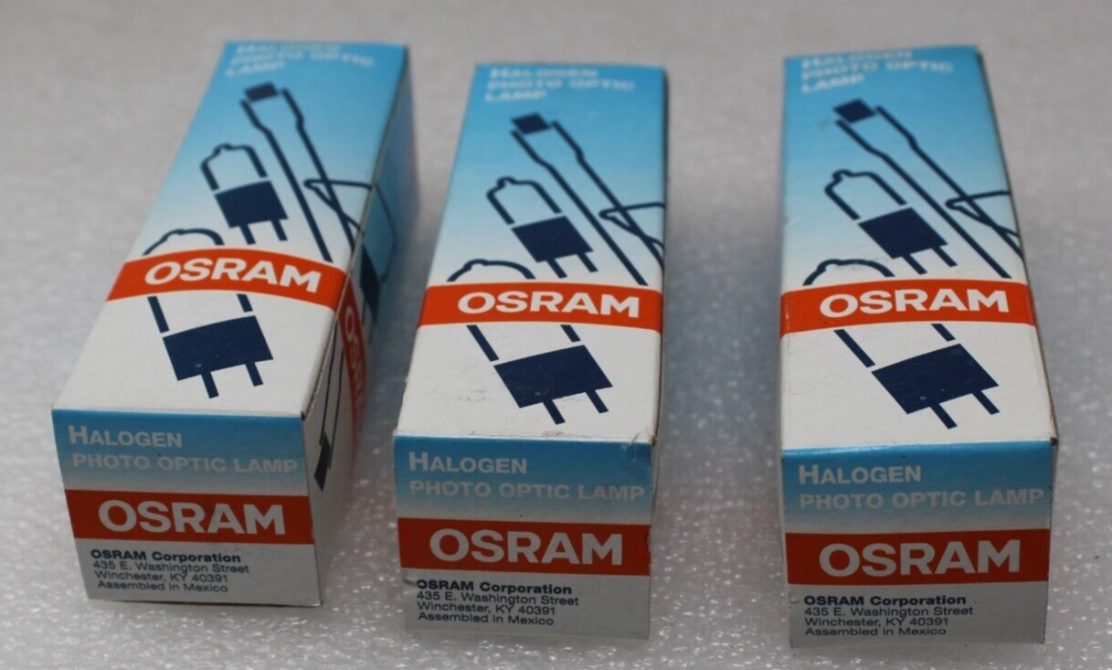 Osram Halogen Photo Optic Lamp NAED 54895 410W 82V 410Q JKT 2PIN AMAT 0190-35451