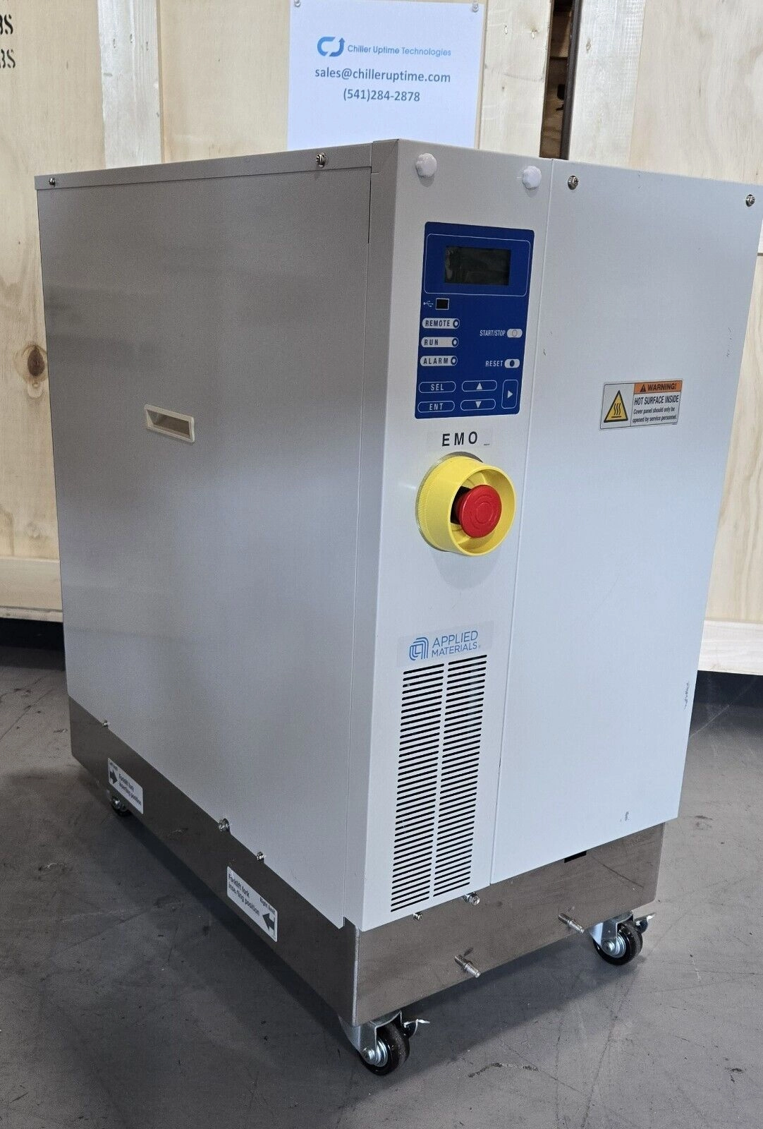 SMC THERMO CHILLER INR-498-016E-X007 AMAT APPLIED MATERIALS 0190-54601  Warranty