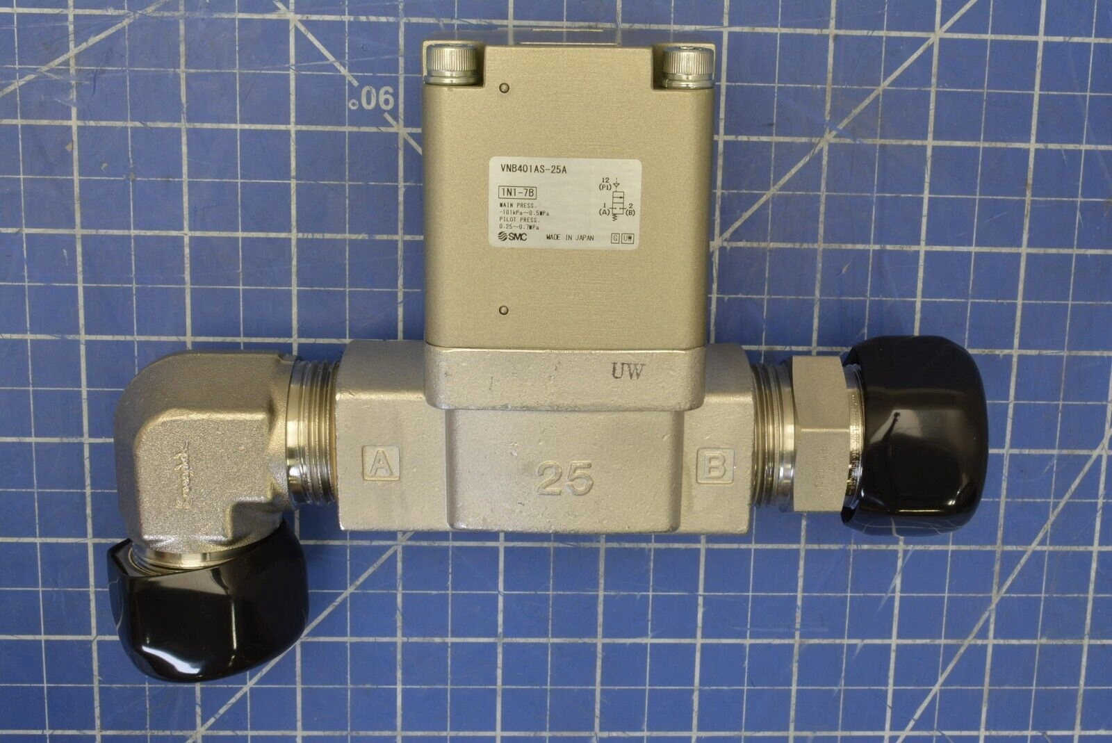 VNB401AS-25A / VALVE W-ISO FTGS, PCWS VNB401AS-25A 0010-16992 / AMAT