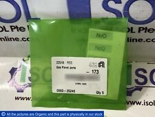 Applied Materials 0060-35249 LABEL N20 Gas Panel Parts AMAT Clean Room Lot Of 5