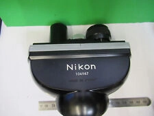 NIKON JAPAN BINOCULAR HEAD OPTICS MICROSCOPE PART AS PICTURED X9-B-58