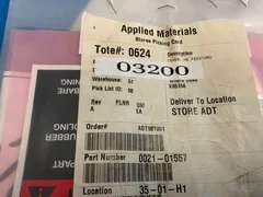 0021-01557 COVER HE FEEDTHRU, APPLIED MATERIAL (AMAT)