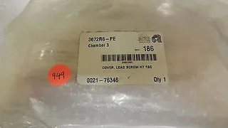 0021-76346, Applied Materials, COVER, LEAD SCREW HT ESC