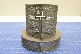 0040-03024 / SHIELD,HEATER,TOP,SPOOL TICL4 TIN / APPLIED MATERIALS AMAT