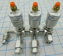 0050-30838 / WELDMENT VALVE MANIFOLD 3 STATION LEFTGE / APPLIED MATERIALS AMAT	