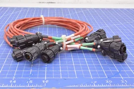 0150-20112 (LOT OF 5) / CABLE ASSY EMO GENERATOR 1/2 INT / APPLIED MATERIALS