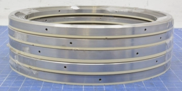 0190-08556 (LOT OF 5) / COMPPOSITE RETAINING RING 8 IN. / APPLIED MATERIALS AMAT