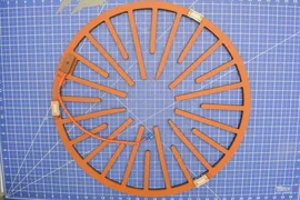 0190-12464 / HEATER POLYIMIDE ROUND LID ASSY 300MM DP / APPLIED MATERIALS AMAT