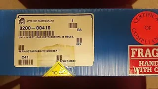 0200-00410 UNI-INSERT, GAS DISTRIBUTION, 88 HOLES, AMAT