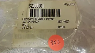 0200-09657, Applied Materials, WINDOW, RECESSED, ENDPOINT