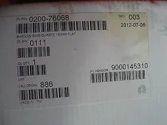 0200-76068  SHADOW RING QUARTZ,150MM,DIA 5.694