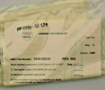 0240-08239 / AMAT NEW RETROFIT KIT CHANNEL SCREEN ADAPTER 1/4 W/.01MM SCREEN X8