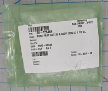 0910-00340 / FUSE FAST ACT 25 A 600V 12-32 X 1 1-2 CL / APPLIED MATERIALS AMAT