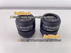 1 pair Nikon Microscope Eyepieces C-W10xB/22,for 30mm tube*IW