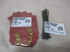 10 AMAT 0060-09090 Tag Blank Red & 14 AMAT 1330-01009 Tie Cable 421053