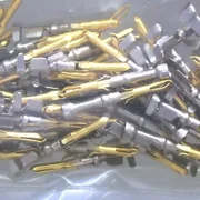 100 NEW AMAT 0720-01293 AMP 640545-2 Gold Pin &amp; Socket Connectors 26-18 AWG