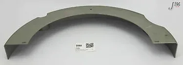 1048 NOVELLUS SHIELD, BOTTOM FRONT, GRIT BLAST 17-291213-00