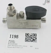 1198 HOKE VALVE 100 PSIG SST CF8M (316), AMAT 0190-13449 7387001R