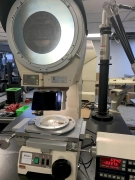 12" NIKON Model V-12BD Bench Top Vertical Beam Optical Comparator, S/N 1100207.