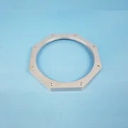 124-0204// AMAT APPLIED 0020-10187 (#1) CLAMP RING Q WINDOW 200M USED