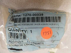 1270-00039,  AMAT, SW PRESS VAC ATM GAUGE 1/4VCR-M 24VDC INCR 9P-D
