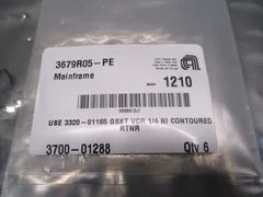 13 AMAT 3700-01288  GSKT VCR 1/4 NI Contoured, 3320-01165, 3679R05-PE, 104744