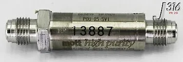 13887 MOTT POINT-OF-USE GAS FILTER 3750PSI, AMAT P/N 4020-01205 POU-05-SV1