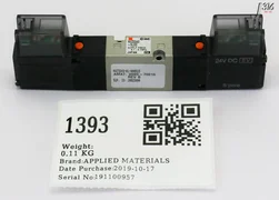 1393 APPLIED MATERIALS ASSY 4 WAY DOUBLE FOR SLIT 24V DC NVZ3243-5LOZ 0090-70015