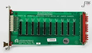 13950 APPLIED MATERIALS PCB ASSY, INTERLOCK SELECT 0100-20037