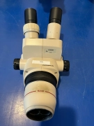 15220 Olympus sz4045 microscope head .67x-4.0x zoom with nikon 10x/21 eye pieces