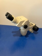 15222 Olympus sz6045 microscope head 1.0x-6.3x zoom w/ nikon 10X/21 eye pieces