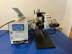 15442 Miyachi Amada UF-2000A LT-050B head Parallel gap fine spot weld w/ nikon