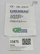 15475 APPLIED MATERIALS CHEMRAZ ORING ID 1.549CSD.103 FFKM (NEW) 3700-01745