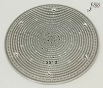 15513 LAM RESEARCH PLATE,LOWER BAFFLE,6" 715-028627-002