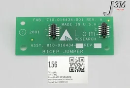 156 LAM RESEARCH PCB, BICEP JUMPER BOARD 810-016434-001