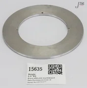 15635 APPLIED MATERIALS PLATE,TUBE LIFT,DXZ (PARTS) 0021-09198