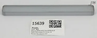 15639 APPLIED MATERIALS VIEWPORT WAFER C LEXAN 0020-75093