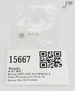 15667 APPLIED MATERIALS GSKT VCR 1/8 NI CONTOURED (NEW) 3320-01179