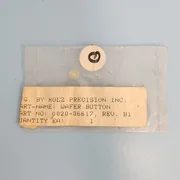 158-0603 AMAT APPLIED 0020-06617 WAFER BUTTON, ALUM [NEW]