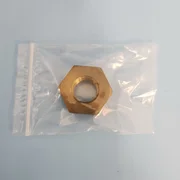 158-0603 AMAT APPLIED 0021-02145 NUT, FEED THRU, TICL4 TIN [NEW]