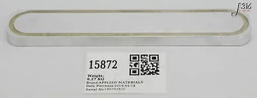 15872 APPLIED MATERIALS SEAL BONDED SLIT VALVE 8.628X1.378 CHEM 3700-02721