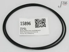 15896 APPLIED MATERIALS O RING ID 5.359X.139W (NEW) 3700-01370
