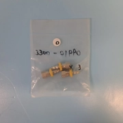 159-0301 AMAT 3300-01990 (3EA) FTG HOSE BARB 1/4H X 7/16-20SAE 37DEG [NEW]