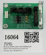 16064 APPLIED MATERIALS IND. HE CONTROL BD ASSY 0100-00171