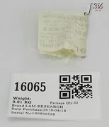 16065 LAM RESEARCH PLUNGER WAFER CLAMP (NEW) 713-020911-102