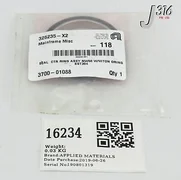 16234 APPLIED MATERIALS SEAL CTR RING ASSY NW50 W/VITON ORING S (NEW) 3700-01088