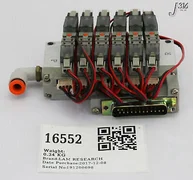 16552 LAM RESEARCH 12-SLOT BAR STOCK MANF W/12 X SY114-5MOU VLVS 772-801282-001